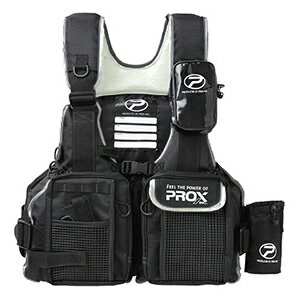 プロックス フローティングゲームベスト 大人用 フリーサイズ(ブラック/グレー) PX399KG PROX フローティングベスト