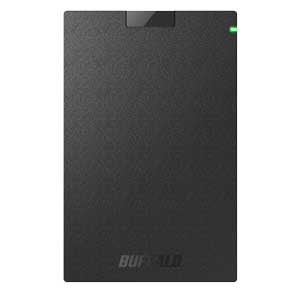 SSD-PG480U3-B/NL バッファロー USB3.1（Gen1）対応 外付けポータブルSSD 480GB【PlayStation4/4 PRO 動作確認済】【簡易パッケージモデル】 WEB限定商品の為、パッケージは簡素化