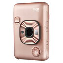 MINIHM1BLUSHGOLD 富士フイルム ハイブリッドインスタントカメラ チェキ「instax mini LiPlay」（ブラッシュゴールド） FUJIFILM