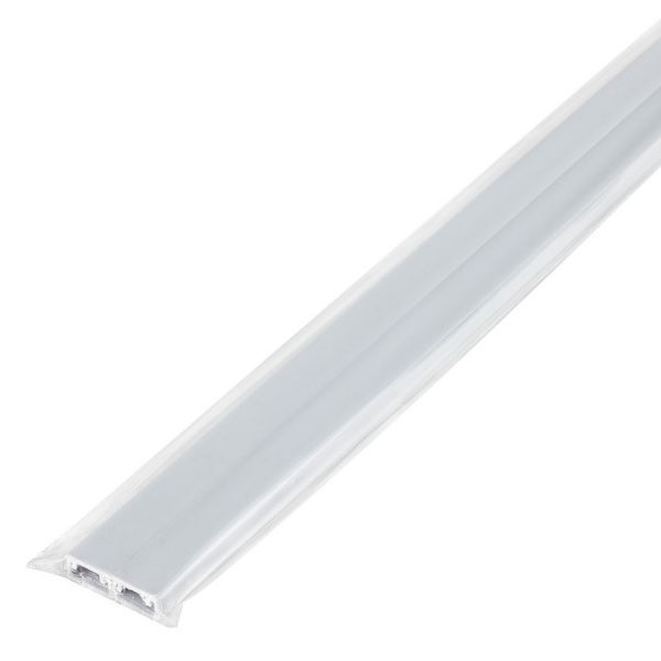 ELPA ABSモール　ミニ2P　1m（ホワイト）テープ付 ミニ ホワイトテ-プツキ2P [ミニホワイトテプツキ2P]