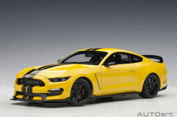 オートアート 【再生産】1/18 フォード シェルビー GT350R （イエロー/ブラック・ストライプ）【72932】 ミニカー