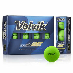 VOLVIK-AMTGRN ボルビック ゴルフボール ビビッド エックスティー エーエムティー（グリーン） 1ダース 12個入り VOLVIK VIVID XT AMT