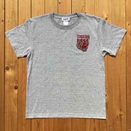 139008 VMC 阪神タイガース承認 虎相楽刺繍Tシャツ（杢グレー・メンズ・サイズ：M） Tigers37