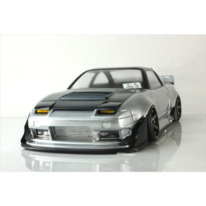 1/10 未塗装ポリカーボネートボディ NISSAN 180SX 風神(ORIGIN公認)