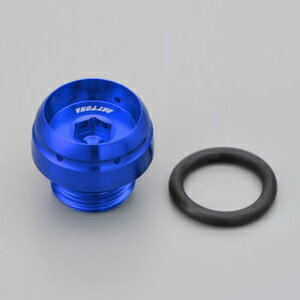 デイトナ アルミビレットオイルフィラーキャップ BULLETタイプ M20×P2.5(ブルー) 98400 DAYTONA