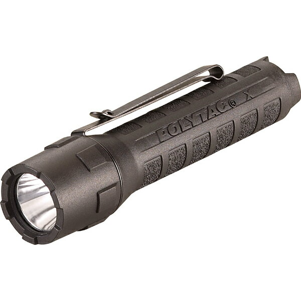 ストリームライト LED懐中電灯（ブラック）600ルーメン 88600(ストリ-ムライト) STREAMLIGHT ポリタックX　CR123A [88600ストリムライト]