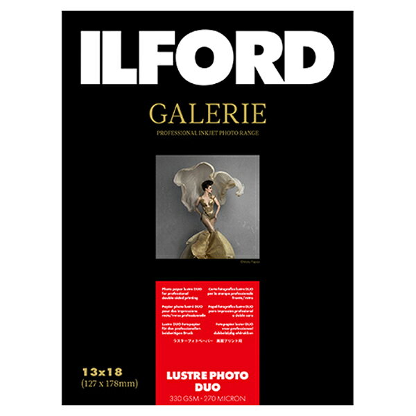 Oa Paper - イルフォード インクジェット用紙 ラスターフォトデュオ 厚手 半光沢 2L(127mm×178mm) 50枚 ILFORD GALERIE Lustre Photo Duo ギャラリー デュオペーパー 433270