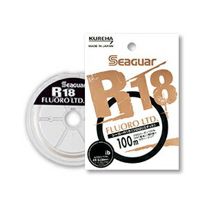 シーガー R18フロロリミテッド 100m 4.0lb/1ゴウ シーガー シーガー R18フロロリミテッド 100m 4.0lb/1号 Seaguar リーダー 道糸 汎用 フロロカーボン