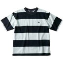 CCC-RA39065-20L カンタベリー 4インチストライプクルーネックジャージ（ブルーグレー・サイズ：L） CANTERBURY STRIPE JERSEY CREW