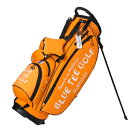 CB-003-OR ブルーティーゴルフ ストレッチスタンドキャディーバッグ(オレンジ・9型・46インチ対応) BLUE TEE GOLF BTG-CB-003(4)