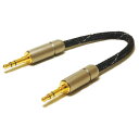 BSP-HPCL-SDTRPRMM ビスパ ヘッドホンアンプ用ケーブル(8.5cm)【3.5mmステレオミニ⇔3.5mmステレオミニ】 Bispa 《玲-Rei》
