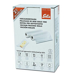 ソリス 真空パック器用フィルムロール（幅20cm×長さ600cm） 2本入り SKA92251 solis [SKA92251]