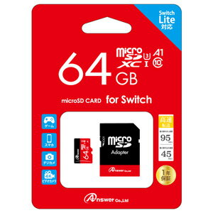 AT[ ySwitchzSwitch/Switch Litep MicroSD XC 64GB iSDJ[hA_v^[tj [ANS-MSDXC64G]