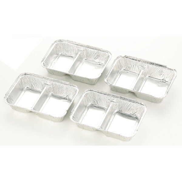 キャプテンスタッグ マルチクッキング仕切り付角型プレート(4枚組) UG-1552 CAPTAIN STAG