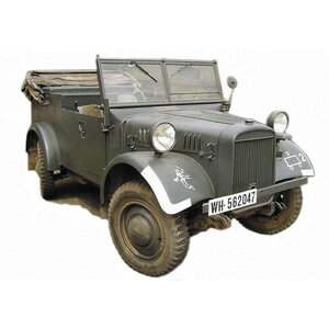 ICM 1/35 ドイツ le.gl.Einheitz-Pkw Kfz.2 軽四輪駆動無線搭載車【35583】 プラモデル