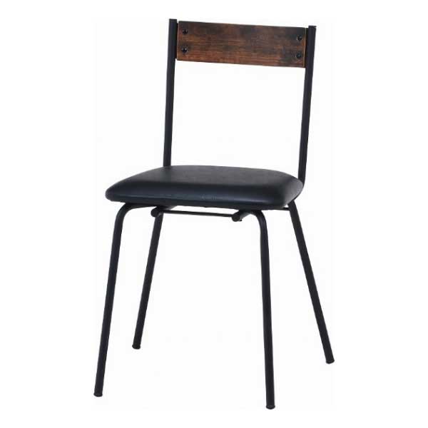 不二貿易 ダイニングチェアー ナビア(ブラウン×ブラック) 14660 NAVIA [14660フジボウエキ](3.0)