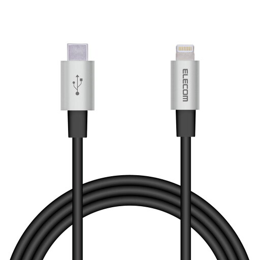 エレコム 充電ケーブル Type-C Lightningケーブル 1m PD対応 MFi認証 超急速 断線しにくい 耐久仕様 スリムアルミコネクタ(グレー) MPA-CLPS10GY エレコム 充電ケーブル Type-C Lightningケーブル 1m PD対応 MFi認証 超急速 断線しにくい 耐久仕様 スリムアルミコネクタ(グレー) MPA-CLPS10GY