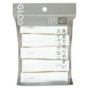 Paste - コクヨ グルー スティックのり（しっかり貼る）Sサイズ 5個パック タ-G301-5P