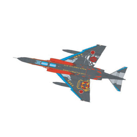 プラッツ 1/144 航空自衛隊 F-4EJ改 第302飛行隊 ラストファントム 2019（ブラックファントム） プラモデル