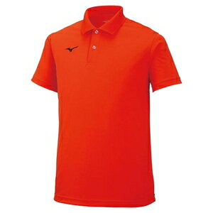 ミズノ ユニセックス ポロシャツ（フレイムオレンジ・サイズ：XL） 32MA967054XL MIZUNO