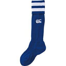 CCC-ASJ0376225-23 カンタベリー 2ライン ジュニアストッキング(ロイヤルブルー・サイズ：23～25cm) CANTERBURY JR.2LINE STOCKINGS