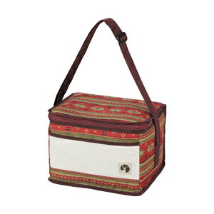 キャプテンスタッグ CS ネイティブ クーラーバッグ 6L(レッド) UE-592 CAPTAIN STAG