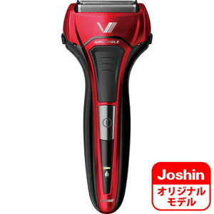 IZF-VJ309-R イズミ メンズシェーバー[電気シェーバー]【3枚刃】（レッド）Joshinオリジナルモデル IZUMI　S-DRIVE（ソリッドシリーズ） [IZFVJ309R]