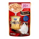 銀のスプーン 三ツ星グルメ パウチフレーク 10歳頃から まぐろ入りかつお 35g ユニ・チャーム ギンフレ-ク10サイマグロカツオ35
