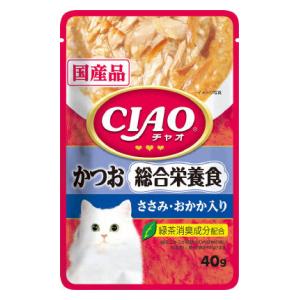 CIAOパウチ 総合栄養食 かつお ささ