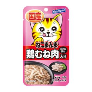 ねこまんまパウチ 鶏むね肉入り 40g はごろもフーズ ネコマンマパウチトリムネニクイリ40G