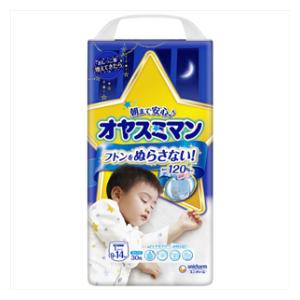 オヤスミマン 男の子 L 30枚 ユニ・チャーム オヤスミマンオトコノコ9-14KG30