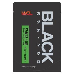 BLACK カツオ・マグロ 13歳以上用 ゼリー仕立て 80g イトウアンドカンパニーリミテッド Bカツオ・マグロ13サイゼリ-80G