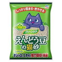 クリーンケア えんどう豆の猫砂 6L アース・ペット エンドウマメネコスナ6L