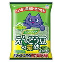 クリーンケア えんどう豆の猫砂 緑茶の香り 6L アース・ペット エンドウマメネコスナ リヨクチヤ6L