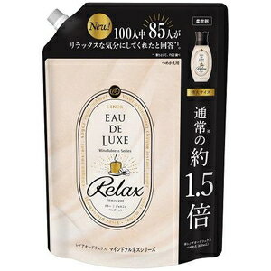 柔軟剤 レノアオードリュクス マインドフルネスシリーズ リラックス 詰め替え 特大 600ml P＆GJapan レノアEDLMFリラックスカエトクダイ