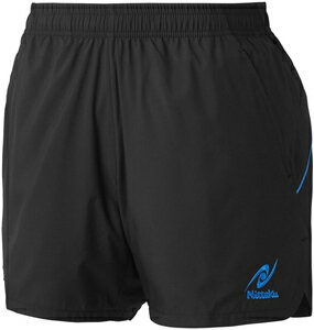 ニッタク 卓球用ウェア（男女兼用）（ブラック×ブルー・3Sサイズ） NT-NW2509-02-3S Nittaku カルマルショーツ