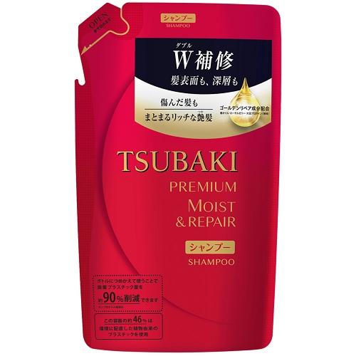 ツバキ プレミアムモイスト＆リペア シャンプー つめかえ用　330ml ファイントゥデイ TSUBAKIプレミアムモイスSPカエ