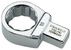 STAHLWILLE トルクレンチ差替ヘッド（メガネ）（18mm） 732/10-18 スタビレー