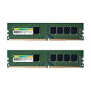 SiliconPower（シリコンパワー） PC4-17000（DDR4-2133）288pin Non-ECC Unbuffered DIMM 16GB（8GB×2枚） SP016GBLFU213B22