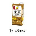 豆乳飲料 麦芽 1000ml（1ケース6本入） マルサン トウニユウバクガ1000MLX6