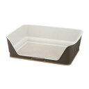 お掃除簡単ステップ壁付トイレ ワイド ダークブラウン リッチェル ステツプカベツキトイレWダ-クBR