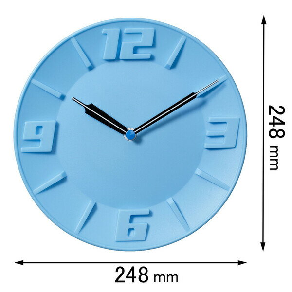 Alessi - ランデックス 掛け時計（ブルー） LEDバックライト式掛け時計 YW9135BL [YW9135BL]【返品種別A】