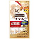 ベストバランスおやつ チワワ用 高齢向け 鶏ささみ 60g(15g×4本) ユニ・チャーム BBオヤツチワワコウレイササミ60G
