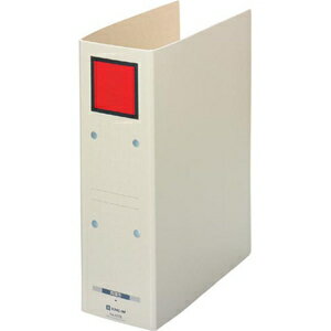 キングジム 保存ファイル ドッチ 2穴 A4 タテ型（収納幅：80mm/グレー） KING JIM 4078アカ