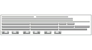 ［鉄道模型］アクラス (HO) PH-5844-1 211系 房総色デカール 先頭車用1輌分