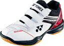 YO-SHB660JR141-190 ヨネックス バドミントン シューズ（ホワイト/ブラック・サイズ：19.0cm） YONEX POWER CUSHION 660 JUNIOR