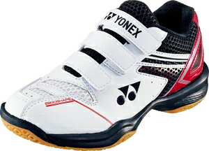 YO-SHB660JR141-210 ヨネックス バドミントン シューズ（ホワイト/ブラック・サイズ：21.0cm） YONEX POWER CUSHION 660 JUNIOR