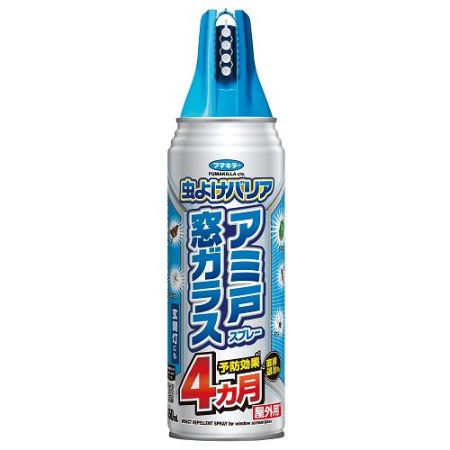 虫よけスプレー　虫除けスプレー　ムシヨケスプレー　むしよけ 虫よけバリアスプレー アミ戸窓ガラス 450ml フマキラー ムシヨケバリアスプレ- 450ML