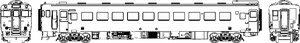 ［鉄道模型］トラムウェイ (HO) TW-58iT 国鉄キハ58パノラミックウインドウ冷房準備車Mなし