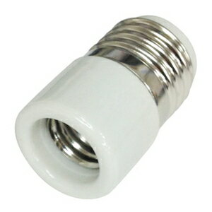 オーム 磁器変換ソケットアダプター E26→E17 HS-L2617AD OHM [HSL2617AD]
